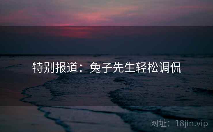 特别报道:兔子先生轻松调侃 特别报道:兔子先生轻松调侃
