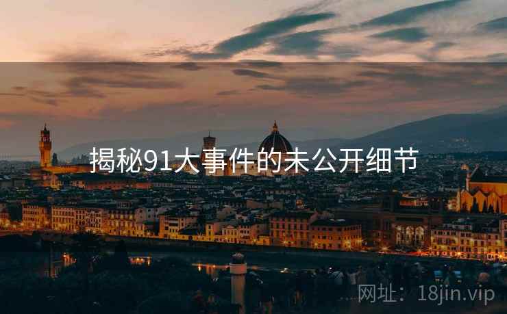 揭秘91大事件的未公开细节 揭秘91大事件的未公开细节